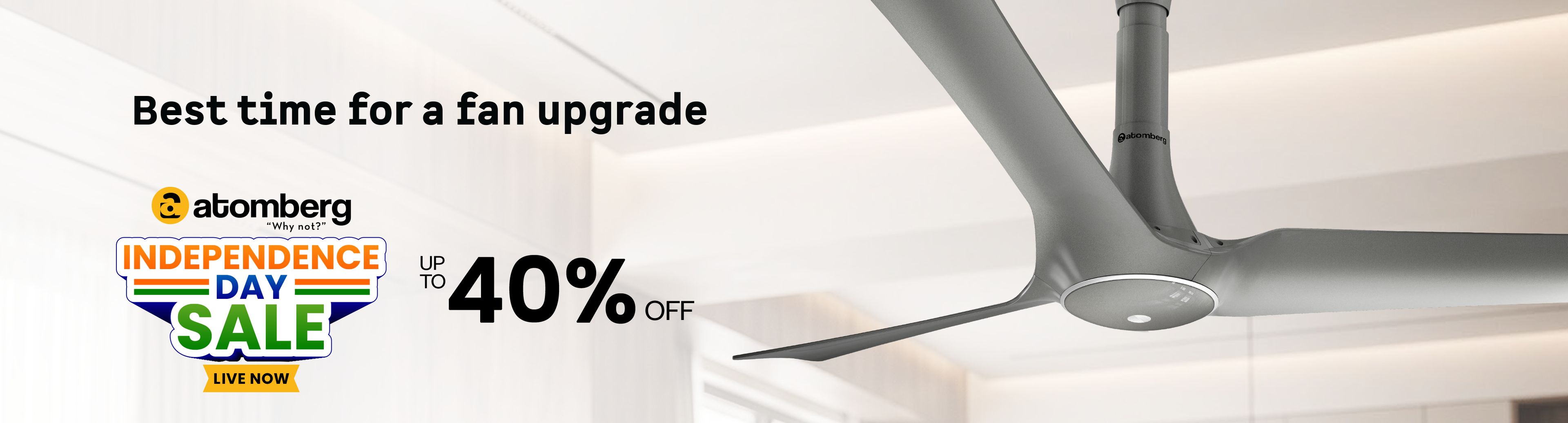 Ceiling fan Category Page Banner