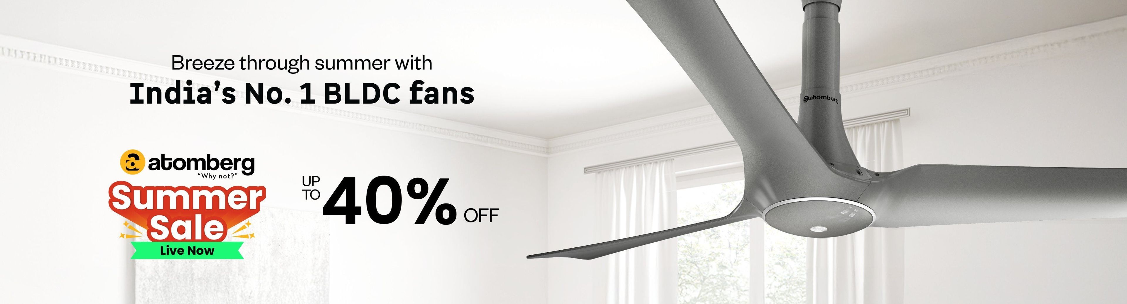 Ceiling fan Category Page Banner