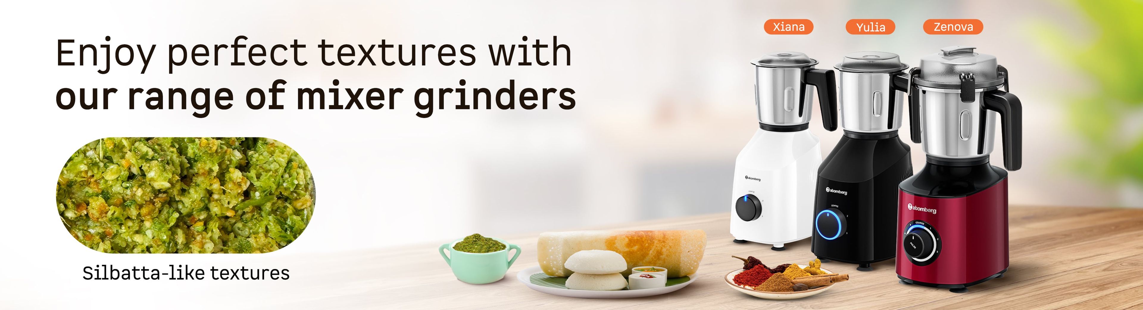 Mixer Grinder Category banner