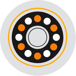 DOUBLE BALL BEARINGS