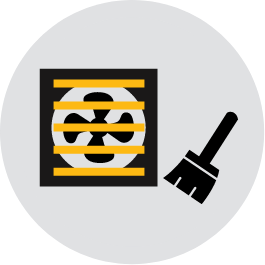 EASY TO CLEAN FRONT GRILL